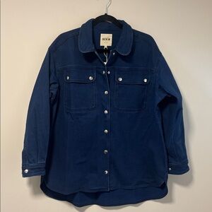 NWOT Sezane Dark Denim Jacket - Veste Denis